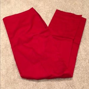 Red Ralph Lauren ankle pants